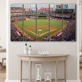 Globe Life Park, Stadium Canvas, Sport Art, Gift for him, Multi Panels B, Canvas Prints Wall Art Decor