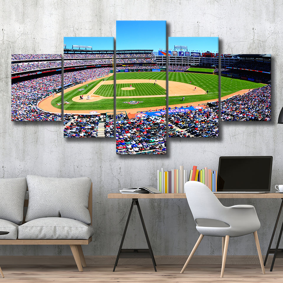 Globe Rangers Stadium Life, Stadium Canvas, Sport Art, Large Canvas, Multi Panels, Canvas Prints Wall Art Decor