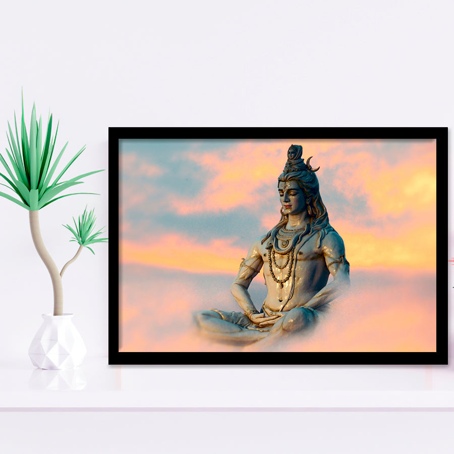 God Shiva, Hindu Gods, Framed Art Prints Wall Art Home Decor, Ready to Hang