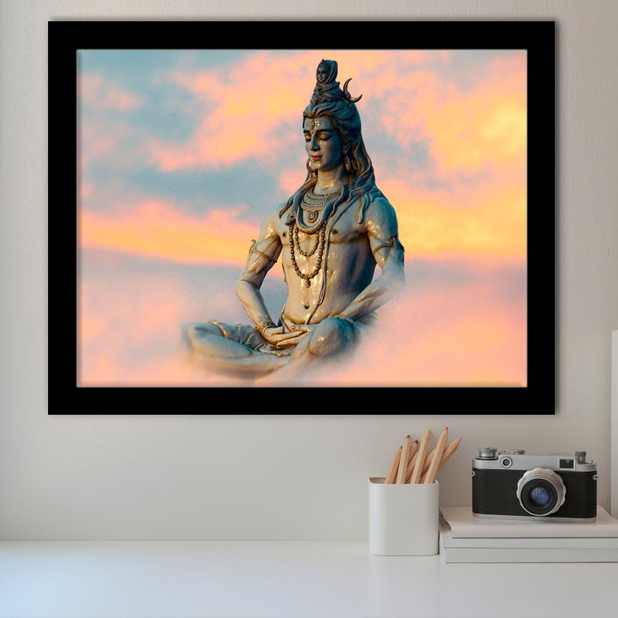 God Shiva, Hindu Gods, Framed Art Prints Wall Art Home Decor, Ready to Hang