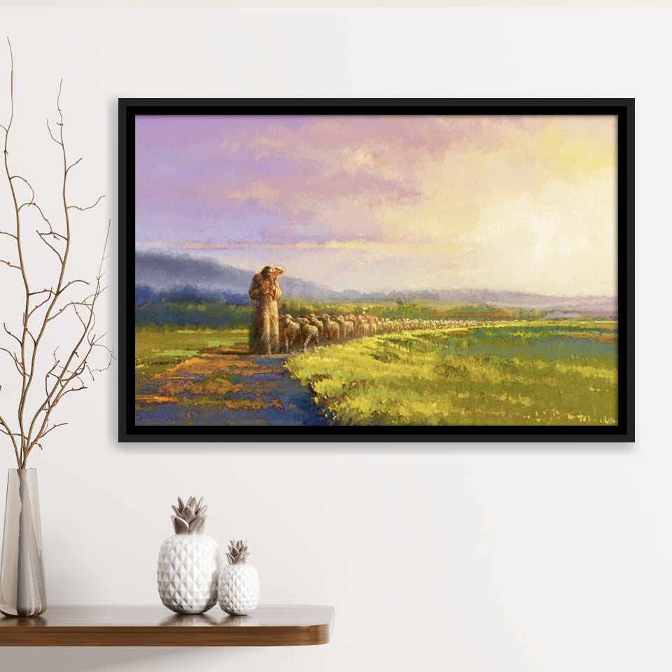 Going Home Framed Canvas Prints Wall Art - Painting Canvas,Framed Picture,Home Art Wall Decor