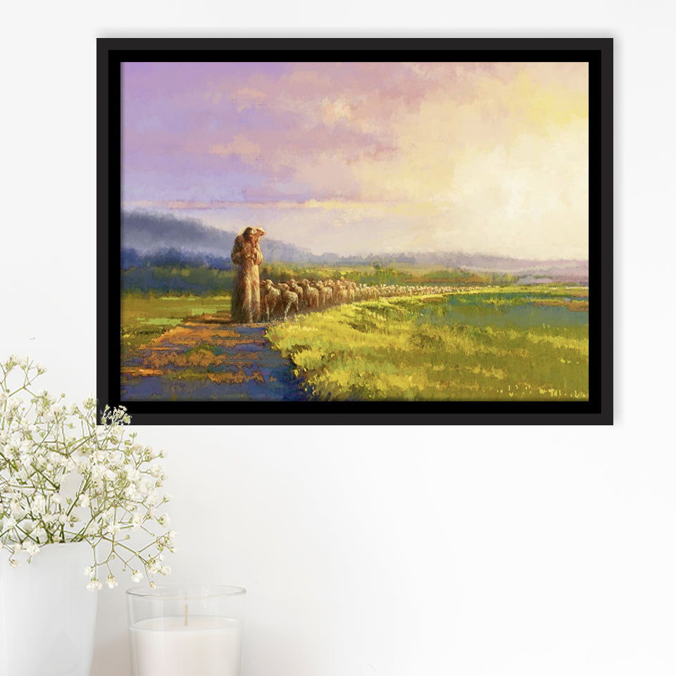 Going Home Framed Canvas Prints Wall Art - Painting Canvas,Framed Picture,Home Art Wall Decor