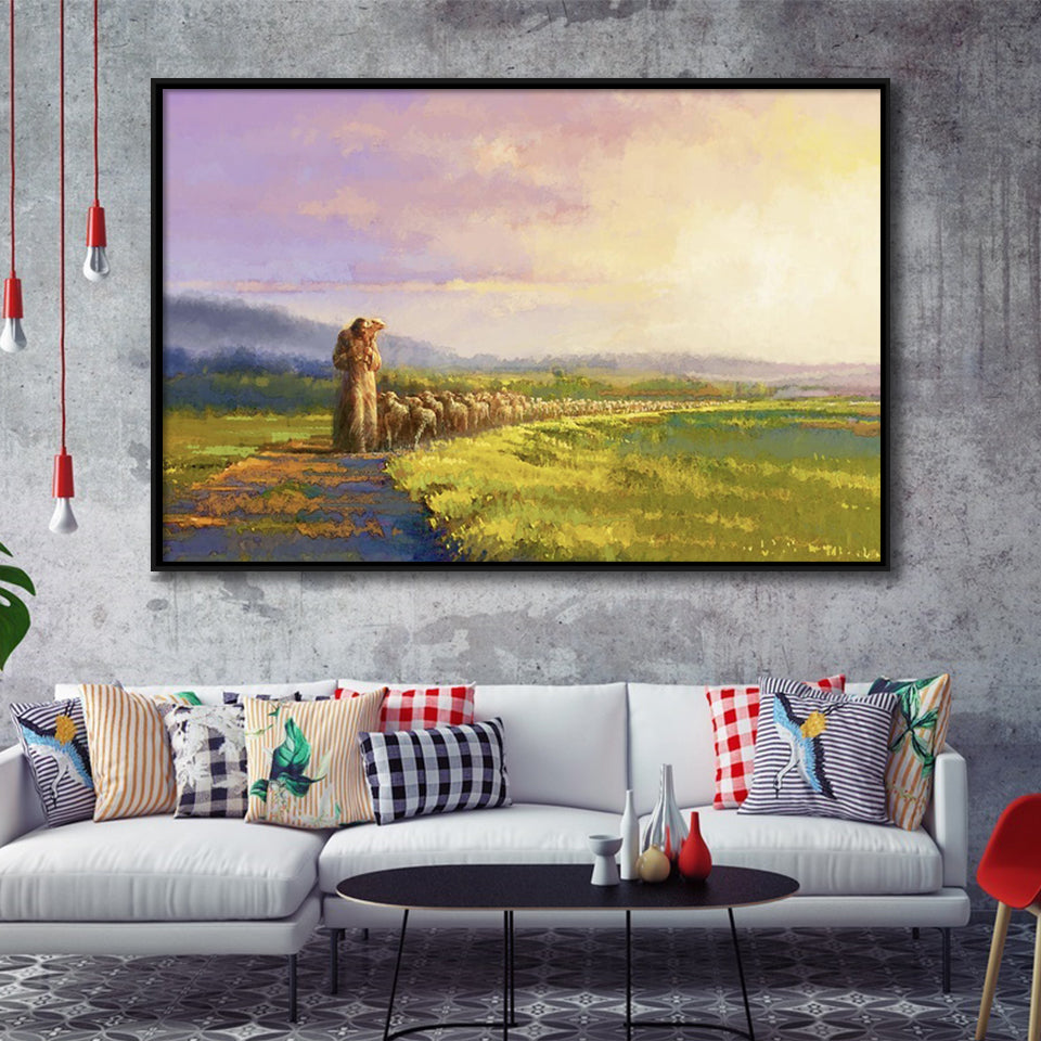 Going Home Framed Canvas Prints Wall Art - Painting Canvas,Framed Picture,Home Art Wall Decor