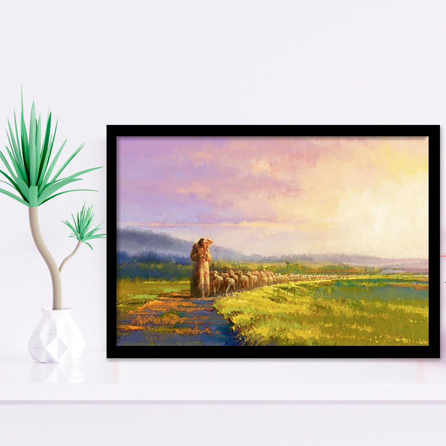Going Home Framed Art Print Wall Decor - Painting Art, Framed Picture, Home Decor