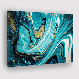 Gold Marble Abstract Canvas Prints Wall Art Decor - Painting Canvas,Home Decor, Ready to Hang