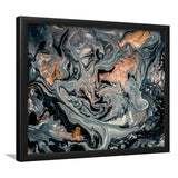 Gold Marble Gray Framed Art Prints Wall Art Decor, Framed Picture, Home Decor