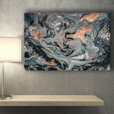 Gold Marble Gray Canvas Prints Wall Art Decor - Painting Canvas,Home Decor, Ready to Hang