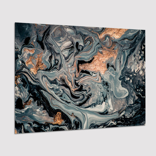 Gold Marble Gray Poster Prints Wall Art Decor, Unframe, Poster Art