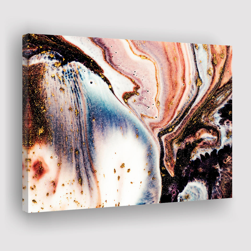 Gold Marble Canvas Prints Wall Art Decor - Painting Canvas,Home Decor, Ready to Hang