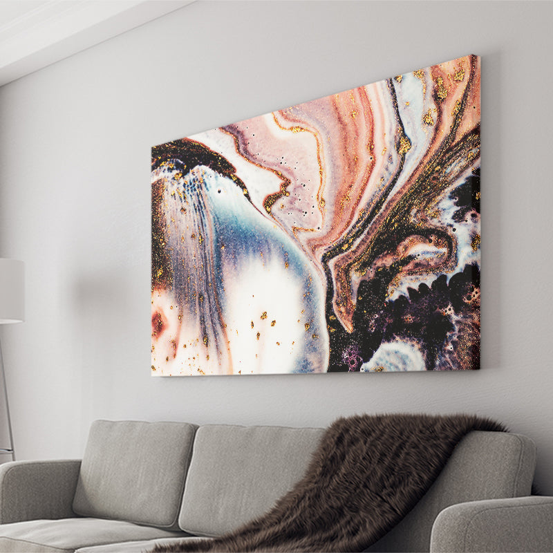 Gold Marble Canvas Prints Wall Art Decor - Painting Canvas,Home Decor, Ready to Hang