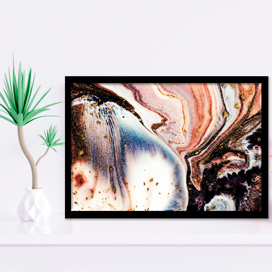 Gold Marble Framed Art Prints Wall Art Decor, Framed Picture, Home Decor