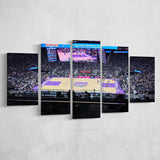 Golden 1 Center Stadium Canvas Prints Sacramento Kings Wall Art,Multi Panels,Sport Stadium Art Prints, Fan Gift