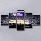 Golden 1 Center Stadium Canvas Prints Sacramento Kings Wall Art,Multi Panels,Sport Stadium Art Prints, Fan Gift