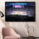 Golden 1 Center Stadium Framed Canvas Prints Sacramento Kings Wall Art,Sport Stadium Art Prints, Fan Gift