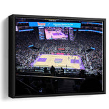 Golden 1 Center Stadium Framed Canvas Prints Sacramento Kings Wall Art,Sport Stadium Art Prints, Fan Gift