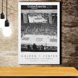 Golden 1 Center Sacramento Kings Basketball Lovers Black And White Art Canvas Prints Wall Art Home Decor