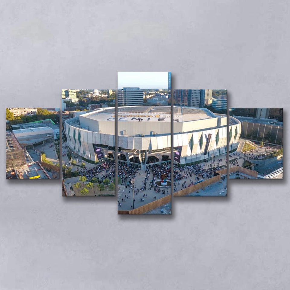 Golden 1 Center Stadium, Stadium Canvas, Sport Art, Large Canvas, Multi Panels, Canvas Prints Wall Art Decor