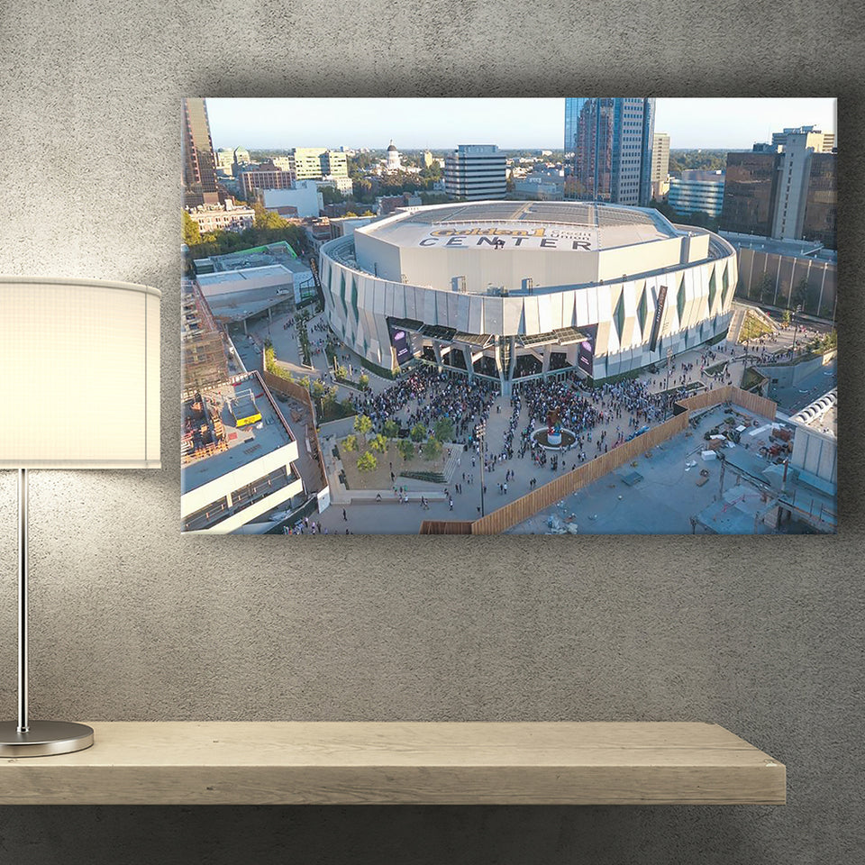 Golden 1 Center Stadium, Stadium Canvas, Sport Art, Gift for him, Fan Gift, Canvas Prints Wall Art Decor
