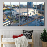 Golden 1 Center Stadium, Stadium Canvas, Sport Art, Gift for him, Multi Panels B, Canvas Prints Wall Art Decor