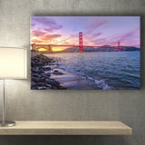 Golden Gate Bridge San Francisco Bay, Canvas Prints Wall Art Home Decor