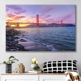 Golden Gate Bridge San Francisco Bay, Canvas Prints Wall Art Home Decor