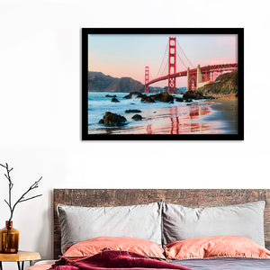 Golden Gate Bridge San Francisco California Framed Wall Art Prints - Framed Prints, Prints for Sale, Framed Art