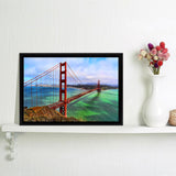 Golden Gate Bridge San Francisco The Most Popular Tourist Framed Canvas Wall Art - Framed Prints, Prints for Sale, Canvas Painting