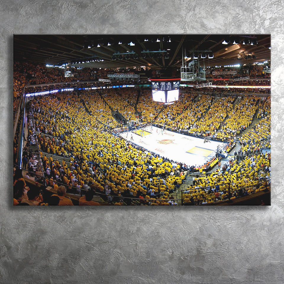 Golden State Warriors Stadium Canvas Prints Oracle Arena Wall Art,Sport Stadium Art Prints, Fan Gift, Wall Decor