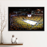 Golden State Warriors Stadium Framed Canvas Prints Oracle Arena Wall Art,Sport Stadium Art Prints, Fan Gift
