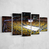 Golden State Warriors Stadium Canvas Prints Oracle Arena Wall Art,Multi Panels,Sport Stadium Art Prints, Fan Gift