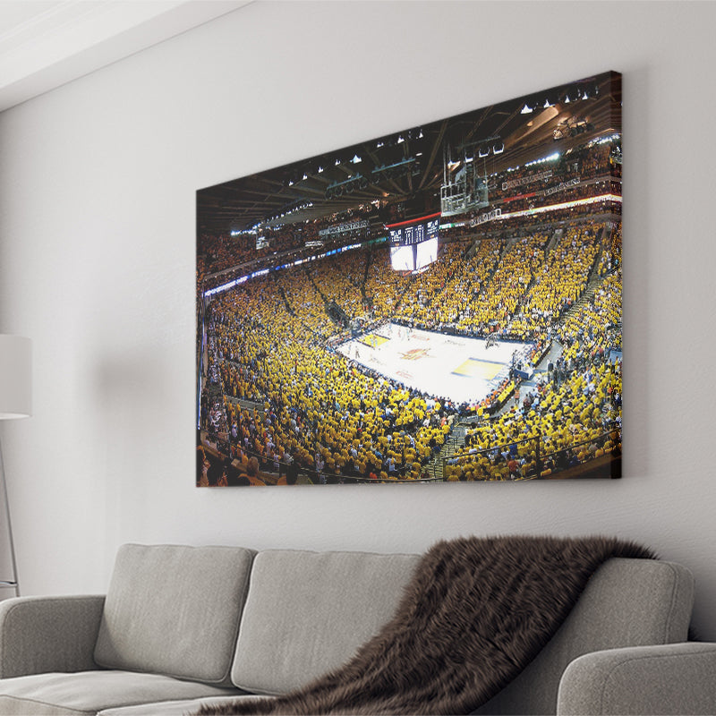 Golden State Warriors Stadium Canvas Prints Oracle Arena Wall Art,Sport Stadium Art Prints, Fan Gift, Wall Decor