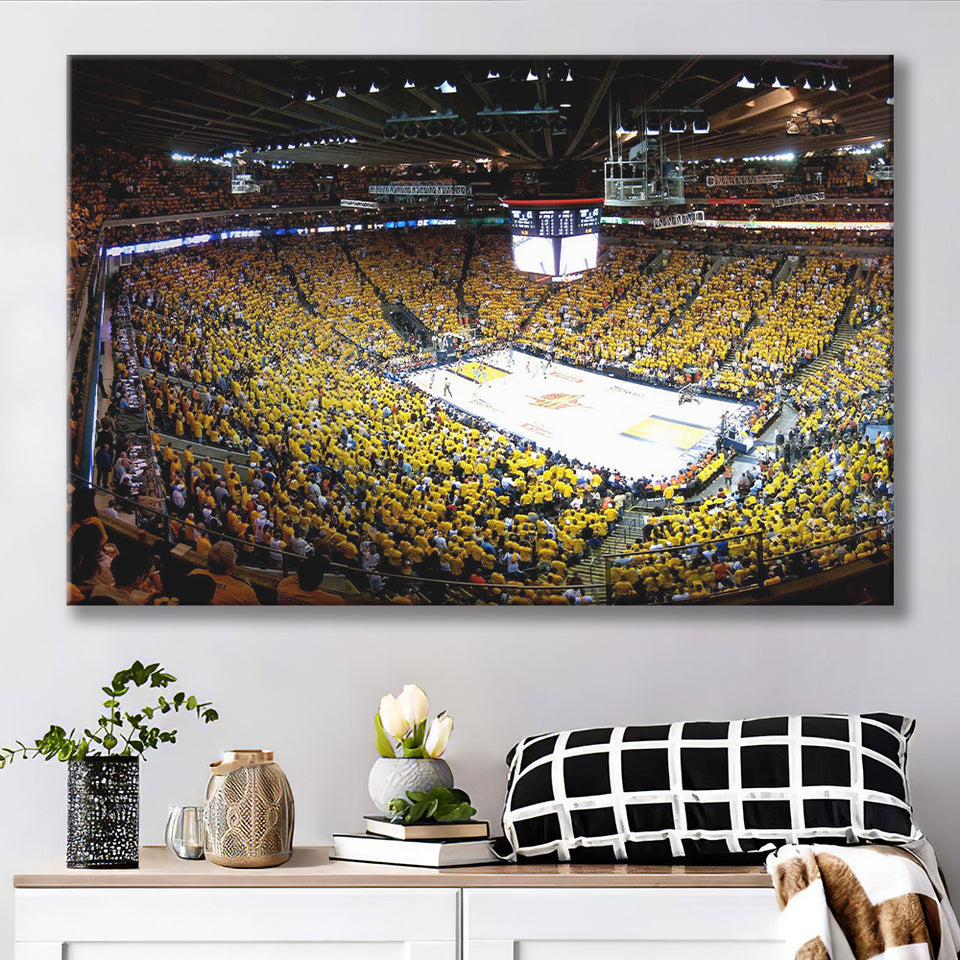 Golden State Warriors Stadium Canvas Prints Oracle Arena Wall Art,Sport Stadium Art Prints, Fan Gift, Wall Decor