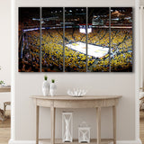 Golden State Warriors Stadium Canvas Prints Oracle Arena Wall Art,Multi Panels B,Sport Stadium Art Prints, Fan Gift