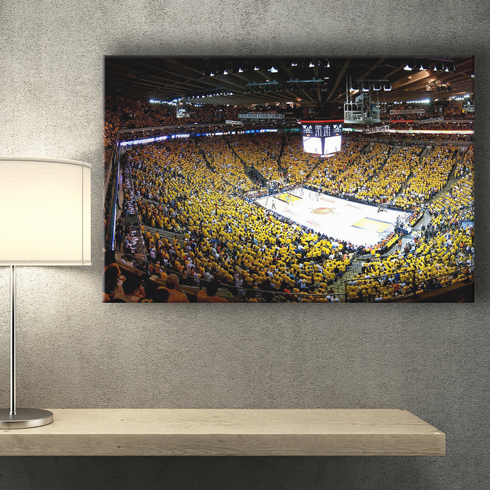 Golden State Warriors Stadium Canvas Prints Oracle Arena Wall Art,Sport Stadium Art Prints, Fan Gift, Wall Decor