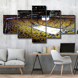Golden State Warriors Stadium Canvas Prints Oracle Arena Wall Art,Multi Panels,Sport Stadium Art Prints, Fan Gift