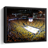 Golden State Warriors Stadium Framed Canvas Prints Oracle Arena Wall Art,Sport Stadium Art Prints, Fan Gift