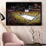 Golden State Warriors Stadium Framed Canvas Prints Oracle Arena Wall Art,Sport Stadium Art Prints, Fan Gift