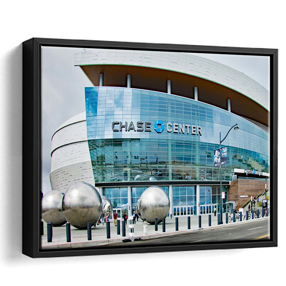 Golden State Warriors Wall Art Chase Center Stadium Framed Canvas Prints,Sport Stadium Art Prints, Fan Gift