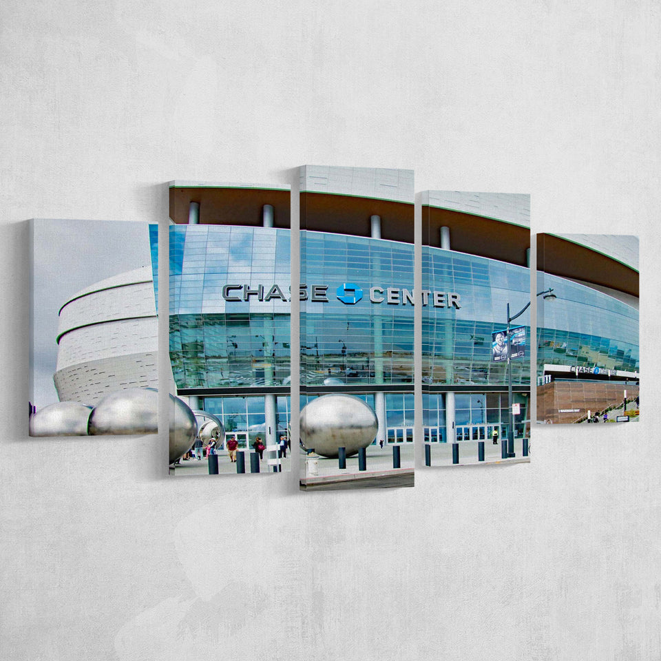 Golden State Warriors Wall Art Chase Center Stadium Canvas Prints,Multi Panels,Sport Stadium Art Prints, Fan Gift