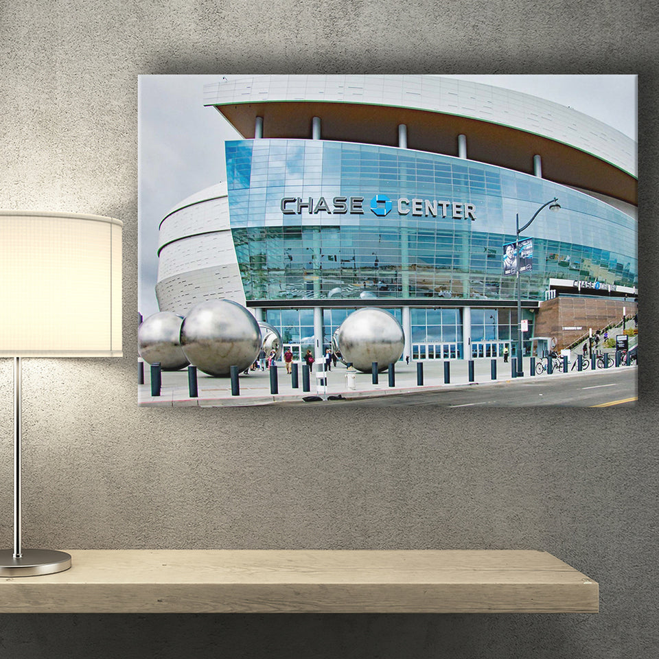 Golden State Warriors Wall Art Chase Center Stadium Canvas Prints,Sport Stadium Art Prints, Fan Gift, Wall Decor