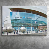 Golden State Warriors Wall Art Chase Center Stadium Canvas Prints,Sport Stadium Art Prints, Fan Gift, Wall Decor