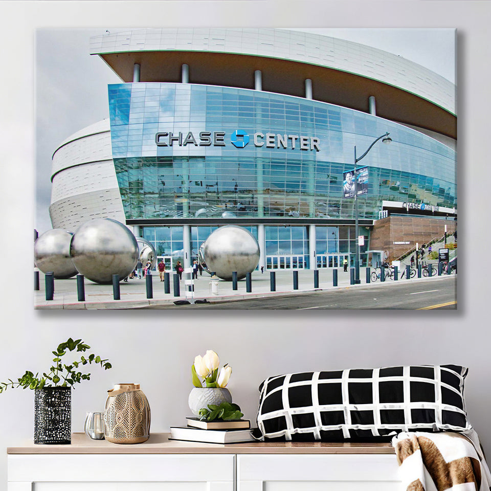 Golden State Warriors Wall Art Chase Center Stadium Canvas Prints,Sport Stadium Art Prints, Fan Gift, Wall Decor