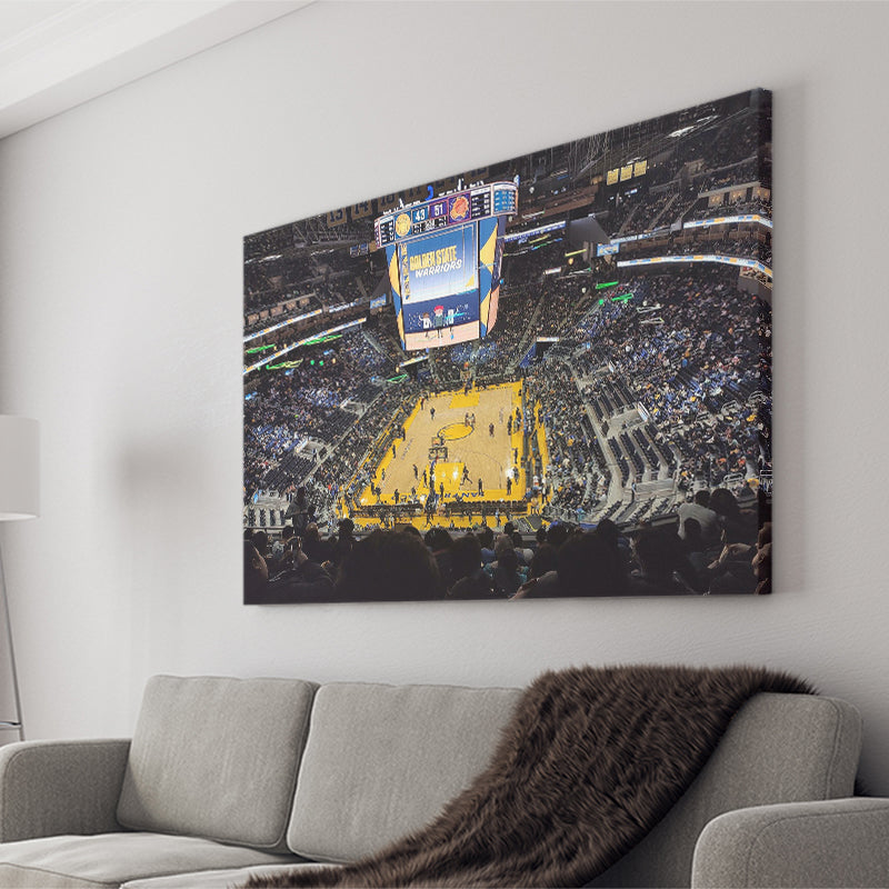 Golden State Warriors Wall Art Oracle Arena Stadium Canvas Prints,Sport Stadium Art Prints, Fan Gift, Wall Decor