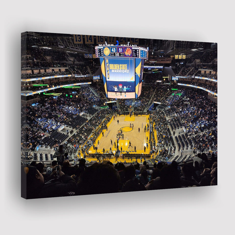 Golden State Warriors Wall Art Oracle Arena Stadium Canvas Prints,Sport Stadium Art Prints, Fan Gift, Wall Decor