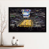 Golden State Warriors Wall Art Oracle Arena Stadium Framed Canvas Prints,Sport Stadium Art Prints, Fan Gift