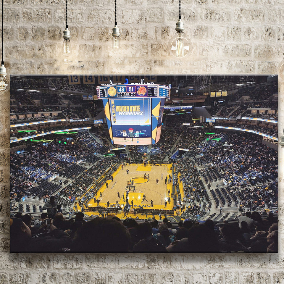 Golden State Warriors Wall Art Oracle Arena Stadium Canvas Prints,Sport Stadium Art Prints, Fan Gift, Wall Decor