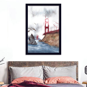 Golden Bridge San Francisco Framed Wall Art - Framed Prints, Print for Sale, Painting Prints, Art Prints