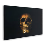 Golden Skull Canvas Wall Art - Canvas Prints, Prints for Sale, Canvas Painting, Canvas On Sale