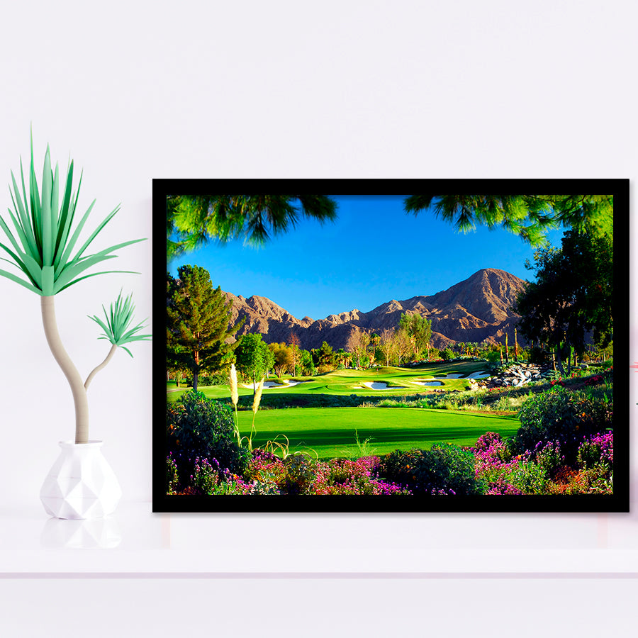 Golf Course Landscape Beautiful Framed Art Prints Wall Art Decor - Painting Prints, Framed Picture