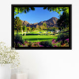 Golf Course Landscape Beautiful Framed Canvas Prints Wall Art - Painting Canvas, Floating Frame, Wall Decor